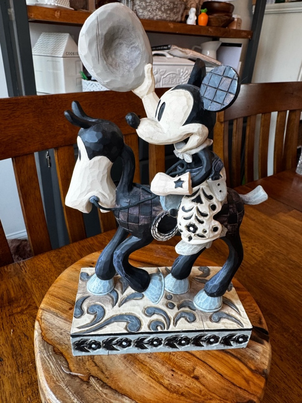 Retired Jim Shore Walt Disney Collection Mickey Mouse on Horse Howdy Partner